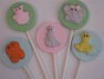 4208 Baby Animals Chocolate Candy Lollipop Mold